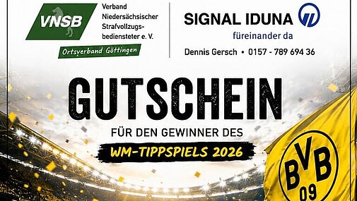 Tippspiel Preisübergabe