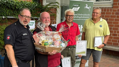 Ehrung Franz Ristau, Ferdinand Berger, Thomas Wenck