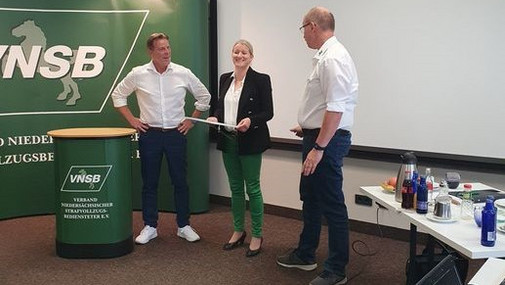LV Mageney, JM Dr. Wahlmann - Ehrung Gersema